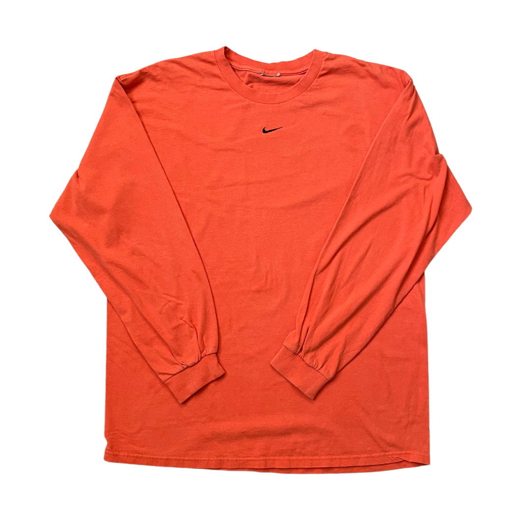 Nike Orange Long Sleeve Mini Swoosh