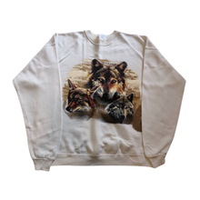 Load image into Gallery viewer, Wolf Graphic Print Sweater
