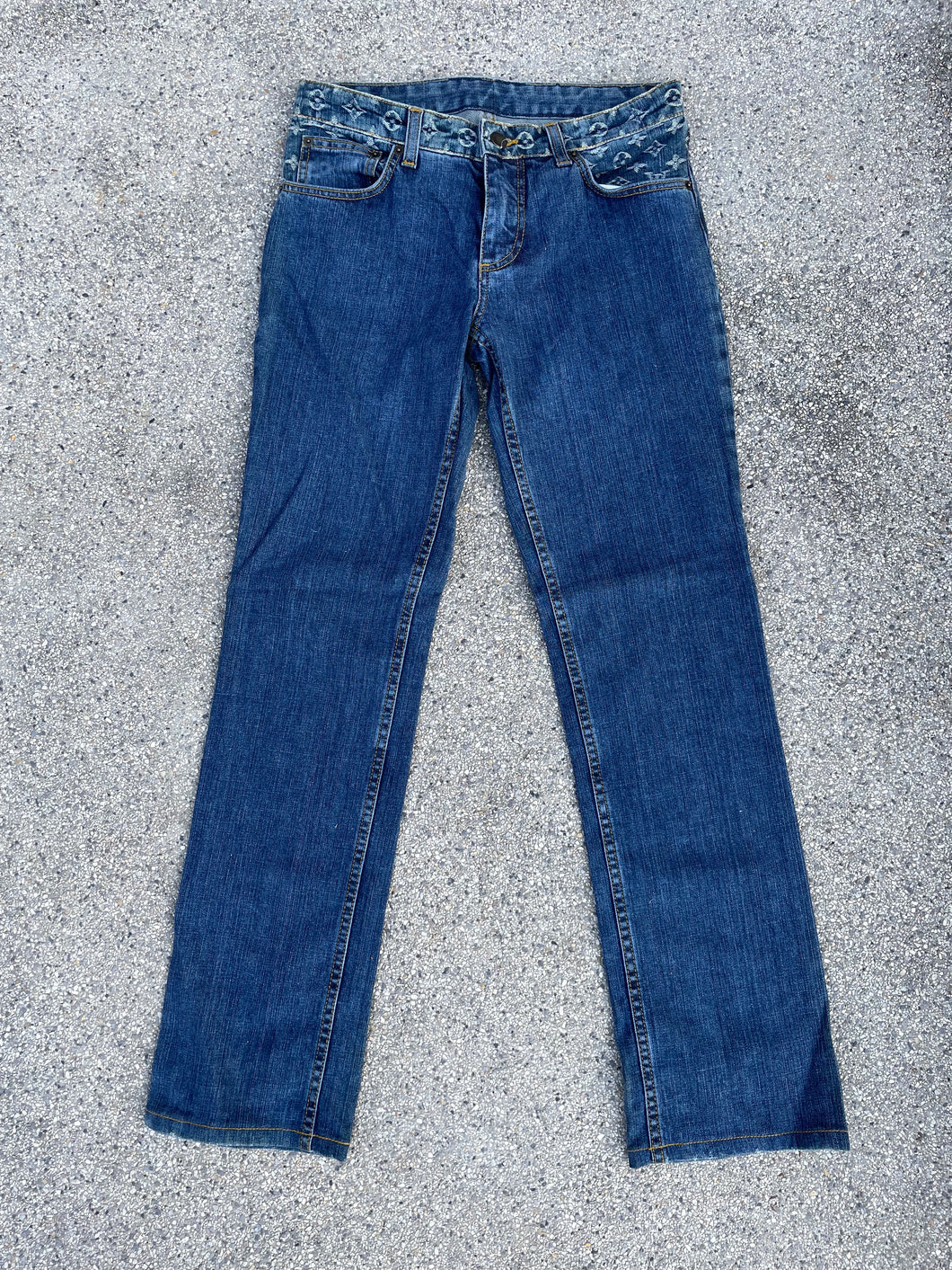 Louis Vuitton Denim Regular Jeans for Men for sale