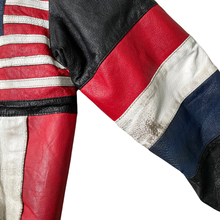 Load image into Gallery viewer, Phase3 Flag Leather Jacket
