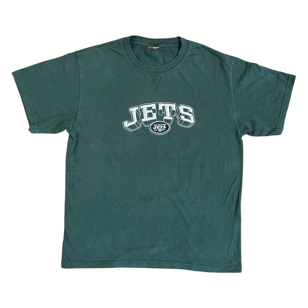 New York Jets Olive Vintage Tee